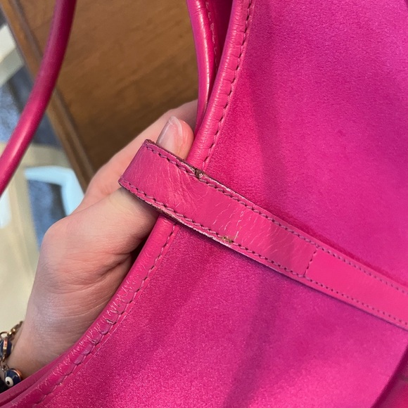 Rare Hot Pink Satin Jackie Bardot bag - Picture 3 of 8